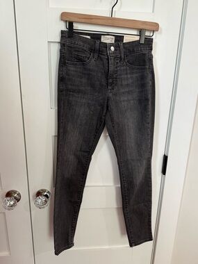 Women's Universal Thread Black Gray High Rise Skinny Jeans size 00/24S NWT